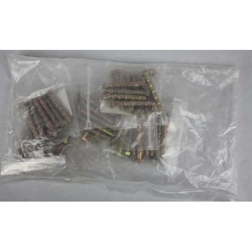 124 - 1 PACK (10 BAGS OF 25 PER PACK) OF PLAIN BRASS PLATED GLASS PLATES (32mm), 1 PACK (10 BAGS OF 10 PER... 