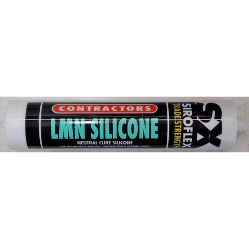 142 - 47 x SIROFLEX TRADE STRENGTH CONTRACTORS CMN SILICONE 300ml MANUFACTURE DATE 10/09/20