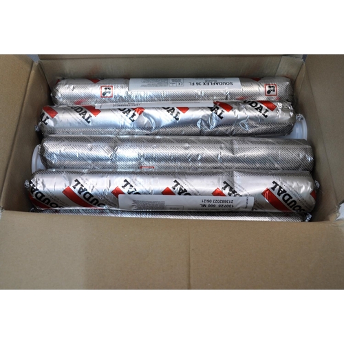 144 - DUNLOP G x-500 FLEXIBLE GROUT 10kg AND 12 SOUDAL SOUDAFLEX 36 FL FLOOR 600ml 06/21