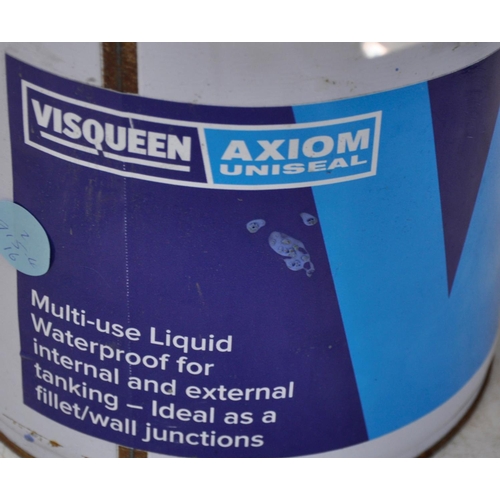 146 - RIW SHEETSEAL PRIMER 25L, VISQUEEN AXIOM UNISEAL LIQUID WATERPROOF 5.2kg