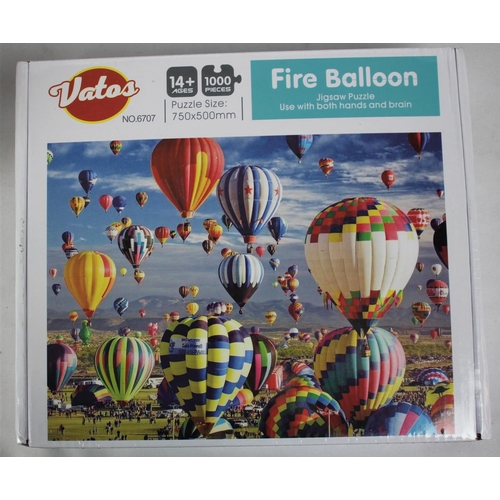 154 - 11 VATOS JIGSAW PUZZLES, 10 x DIY PAINT BY NUMBERS, 2 CRAFT BAG ORGANISERS