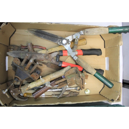 163 - 2 TRAYS OF TOOLS INCLUDING ELECTRIC DRILLS