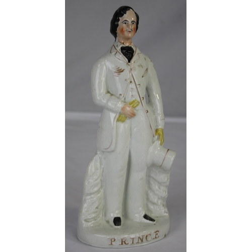 74A - STAFFORDSHIRE POTTERY FIGURINE - PRINCE