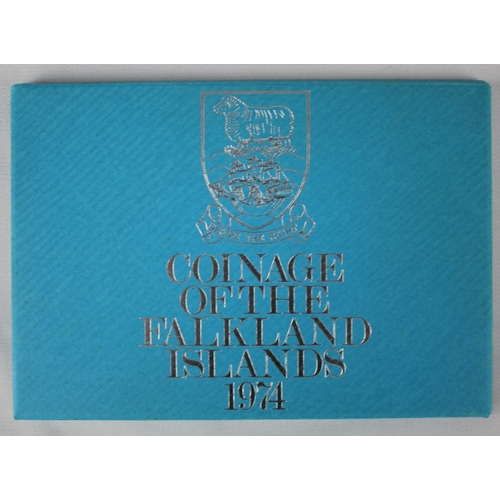 350 - 4 COMMEMORATIVE COIN SETS: PROOF COINAGE OF JERSEY 1981, THE COMPLETE SET OF ISLE OF MAN CROWN MINTE... 