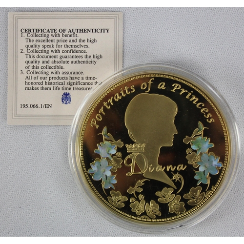 379 - 5 COMEMMORATIVE COINS: 100th ANNIVERSARY OF THE TITANIC WHITE STAR LINE, CONCORD 'LAST FLIGHT DERNIE... 