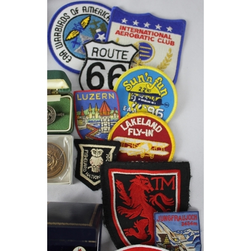 74 - TUB OF VARIOUS BADGES & MEDALS