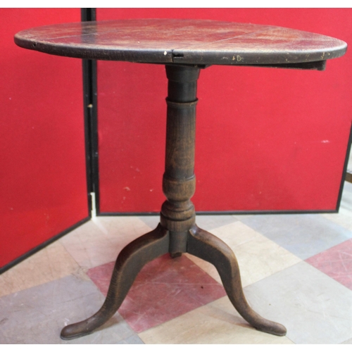 164A - 2 TRIPOD BASE TILT TOP TABLES