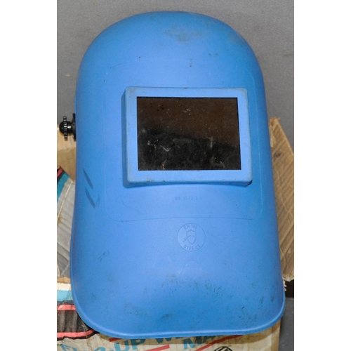 15 - ROCKWORTH AR 100 ARC MMA WELDER ,PART  BOX OF ARC WELDING ELECTRODES, WELDING MASK