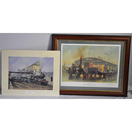 2 - 5 FRAMED PRINTS & ONE UNFRAMED PRINT