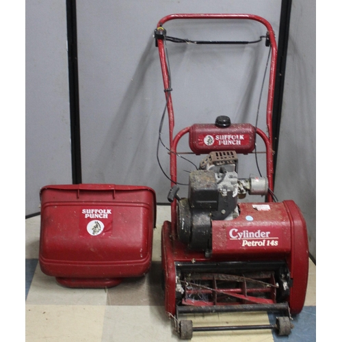 17 - SUFFOLK PUNCH CYLINDER PETROL 14S LAWNMOWER