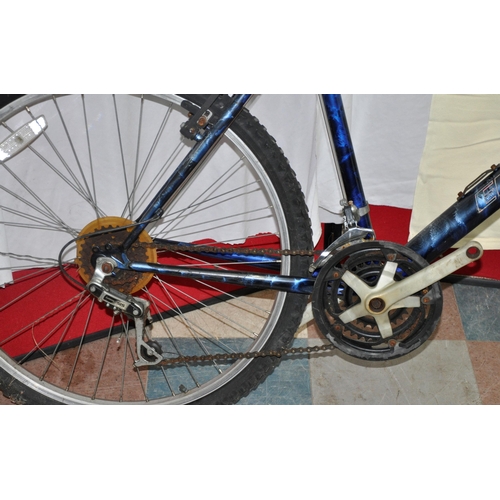 18 - 3 MOUNTAIN BIKES - BARRACUDA MAYHEM 21 SPEED FRONT SUSPENSION WITH SHIMANO DISC BRAKES (NO PEDDLES),... 