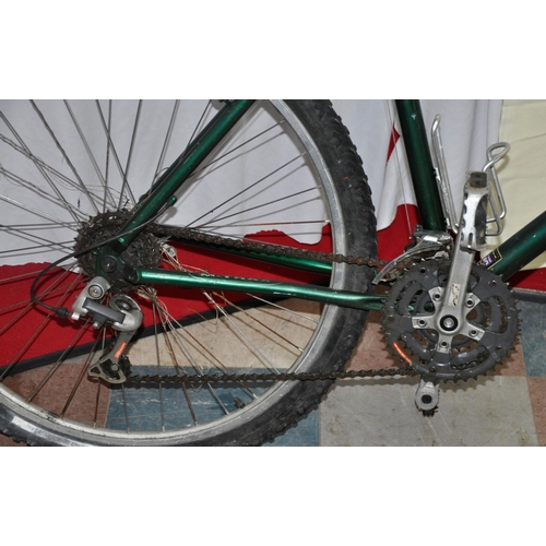 18 - 3 MOUNTAIN BIKES - BARRACUDA MAYHEM 21 SPEED FRONT SUSPENSION WITH SHIMANO DISC BRAKES (NO PEDDLES),... 