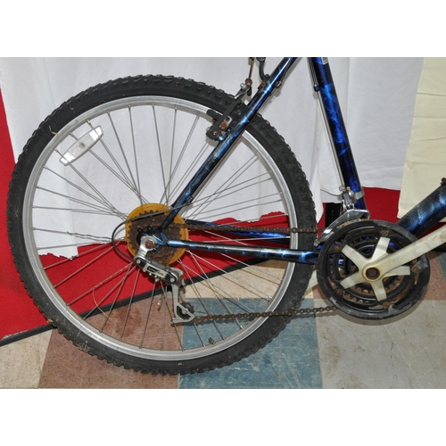 18 - 3 MOUNTAIN BIKES - BARRACUDA MAYHEM 21 SPEED FRONT SUSPENSION WITH SHIMANO DISC BRAKES (NO PEDDLES),... 