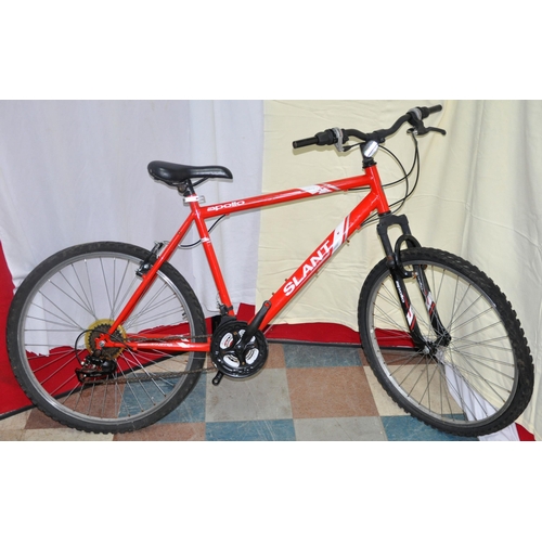 19 - 2 MOUNTAIN BIKES - DAWES TAMARAK 21 SPEED FRONT SUSPENSION AND APOLLO SLANT 18 SPEED FRONT SUSPENSIO... 