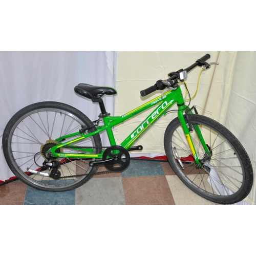 22 - 2 CHILDREN'S BIKES (NO PEDALS) - CARRERA ABYSS 7 SPEED AND APOLLO KINX 18 SPEED