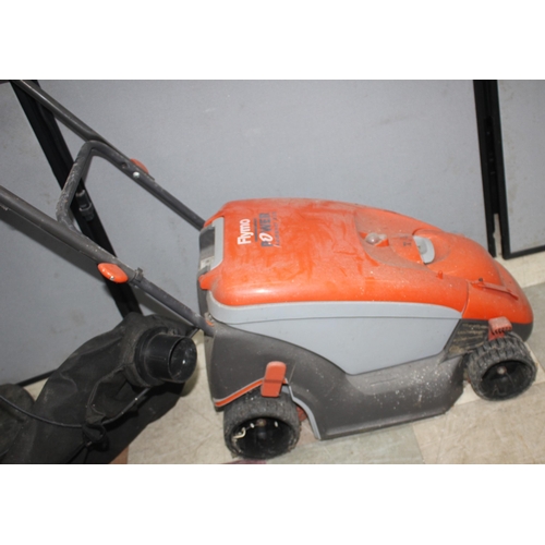 26 - FLYMO LAWNMOWER, GARDENLINE LEAF BLOWER AND ELECTRIC STRIMMER