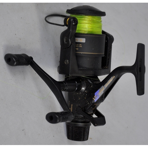 28 - 3 FISHING REELS - SHAKESPEARE HURRICANE, KP MORRITT SEA STREAK MULTIPLIER, SHIMANO 6010 WITH SPARE S... 