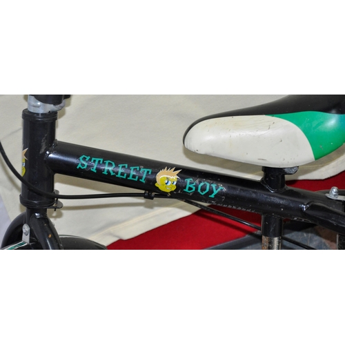 37 - 3 CHILDREN'S BIKES - STREET BOY, SUPER SHOT AND BLOSSOM (NO PEDDLES)