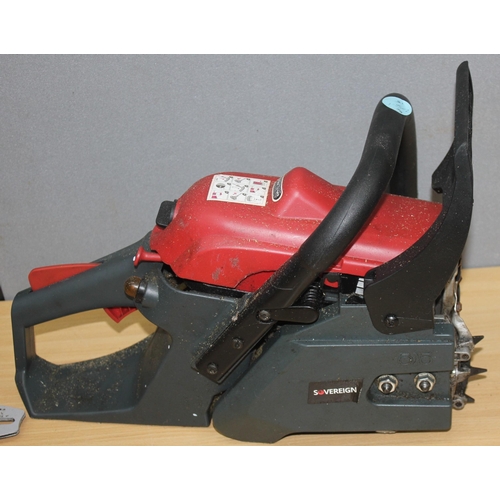 61 - PETROL CHAINSAW (DISMANTLED) & EINHELL PETROL STRIMMER