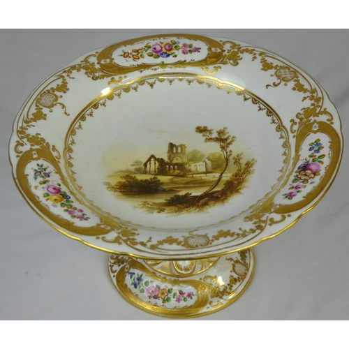 94 - PORCELAIN HAND PAINTED TARZA c1860