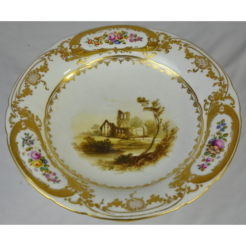 94 - PORCELAIN HAND PAINTED TARZA c1860