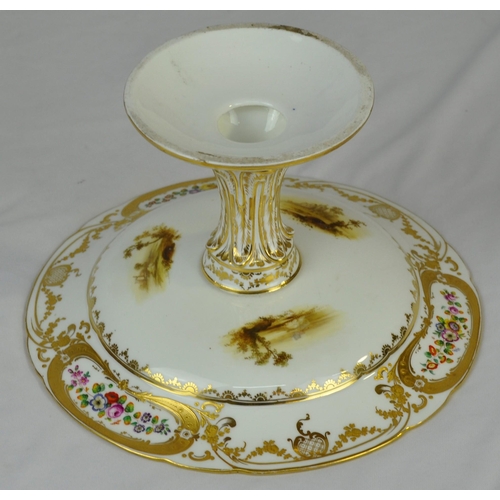 94 - PORCELAIN HAND PAINTED TARZA c1860