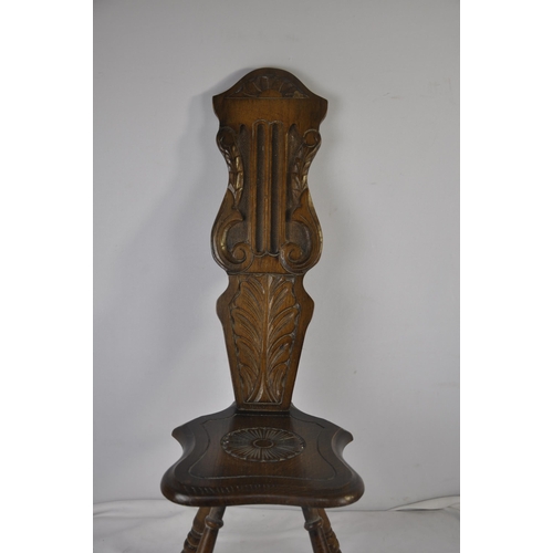 217 - CARVED CHAIR