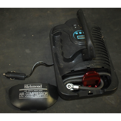 252 - 3 IN 1 RECHARGABLE PORTABLE JUMPSTART & 2 x 12v AIR COMPRESSORS