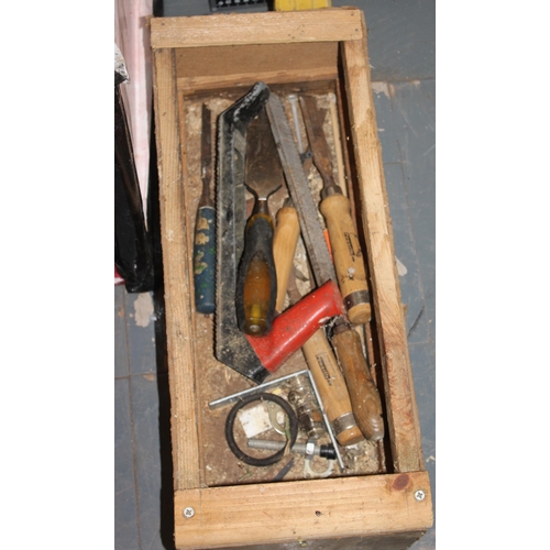 259 - CRATE CONTAINING BOXES OF VARIOUS TOOLS