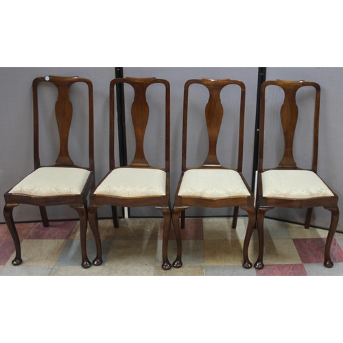 68 - 4 QUEEN ANNE DINING CHAIRS