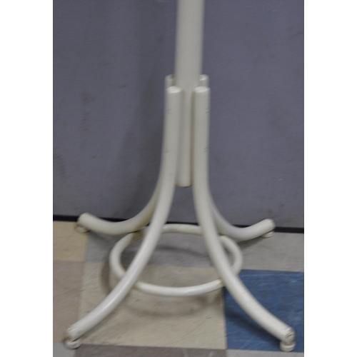 72 - CREAM HAT AND COAT STAND