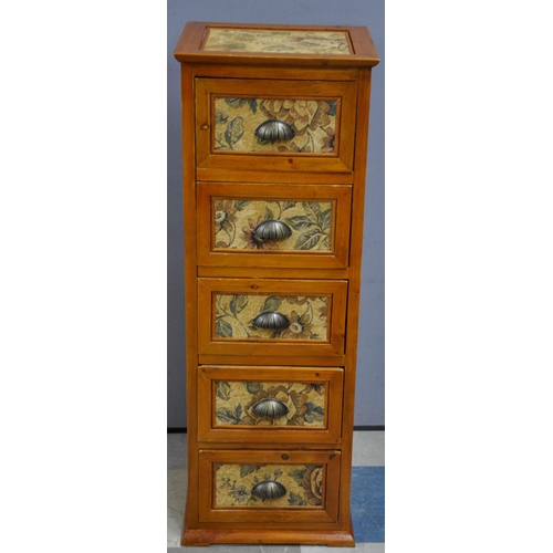 220 - PINE DRAWER NARROW CHEST