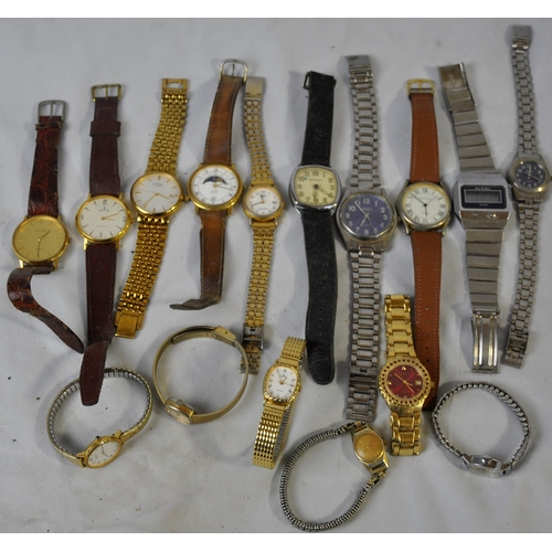 295 - 16 MIXED WATCHES - NONE TESTED