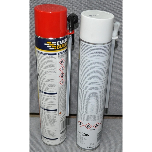 7 - 15 x 750ml BOND JT B3 FILLE FIX (21/05/21) AND 12 x 750ml EVERBUILD EXACT GAP FOAM (USE BY 16/7/2022... 