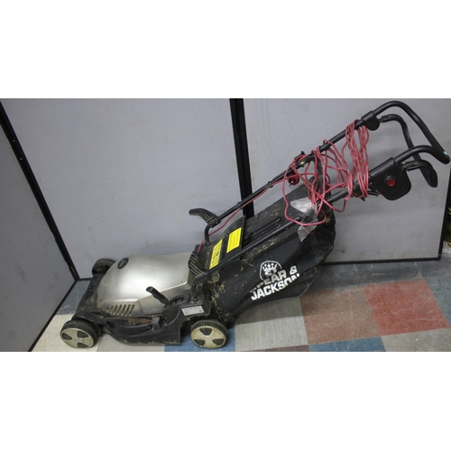 23 - 2 ELECTRIC LAWN MOWERS - SPEAR AND JACKSON AND QUALCAST