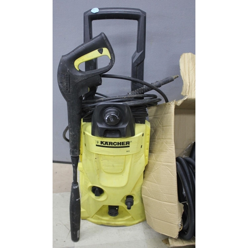 79 - EARLEX STEAM CLEANING KIT & K'ARCHER K4 PRESSURE WASHER