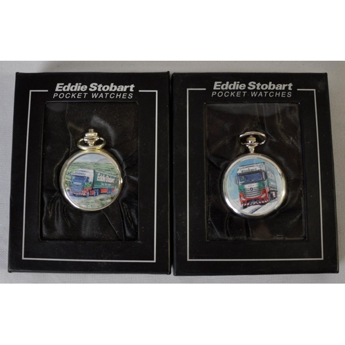 93 - 5 EDDIE STOBART POCKET WATCHES WITH 5 CERTIFICATES