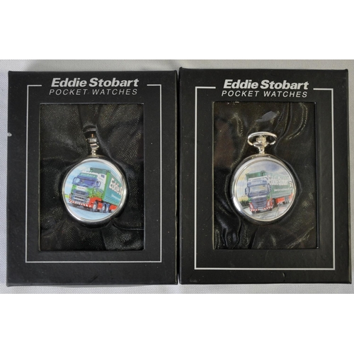 95 - 6 EDDIE STOBART POCKET WATCHES WITH 5 CERTIFICATES