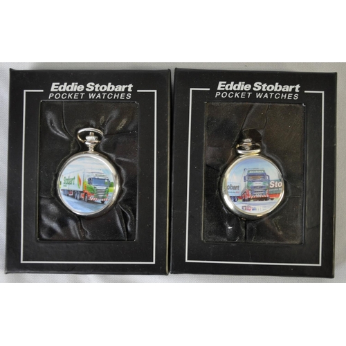 95 - 6 EDDIE STOBART POCKET WATCHES WITH 5 CERTIFICATES