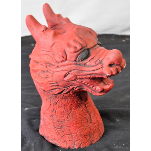 111 - DRAGON GARDEN ORNAMENT (3 PIECES)