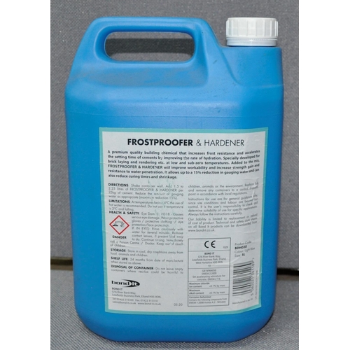 129 - 2 x 5 LITRES SMOOTHFLO ALL IN ONE RETARDER, WATER PROOFER, 2 X 5L BOND IT FROST PROOFER & HARDEN... 