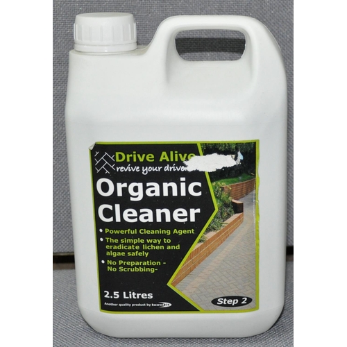 130 - 4 x 2.5 LITRES DRIVE ALIVE ORGANIC CLEANER