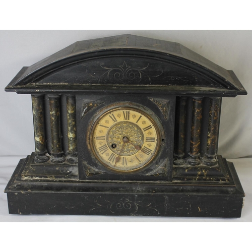 70 - 3 MANTLE CLOCKS INCLUDING RUSSELS LTD 18 CHURCH STREET LIVERPOOL - NONE COMPLETE