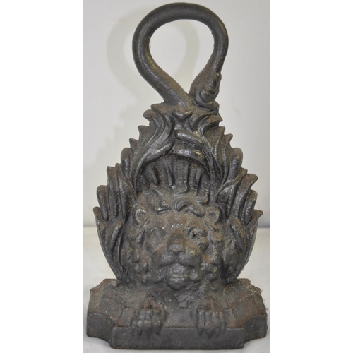 14 - VICTORIAN LION DOOR STOP