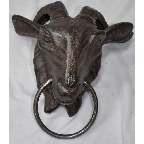 19 - GOAT HEAD WITH RING