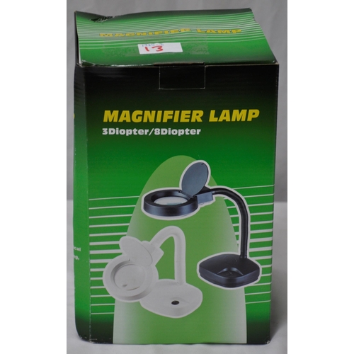 25 - SMALL TABLE MAGIFIER LAMP