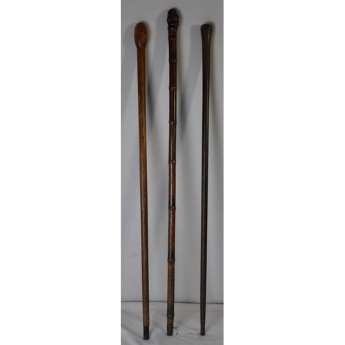 56 - 3 WALKING STICKS