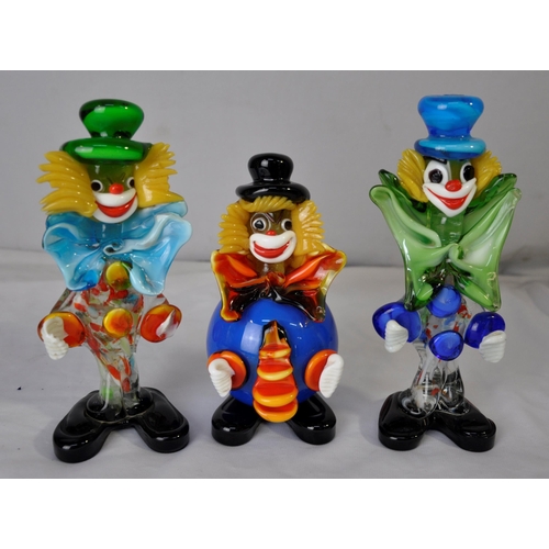 98 - VARIOUS CLOWN ORNAMENTS