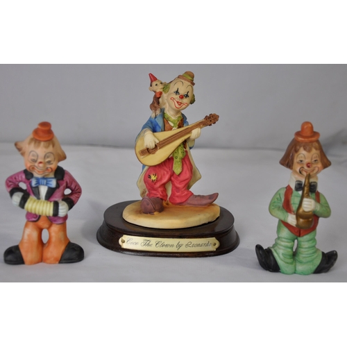 98 - VARIOUS CLOWN ORNAMENTS