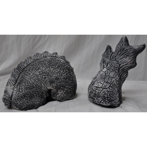 158 - DRAGON GARDEN ORNAMENT (3 PIECES)